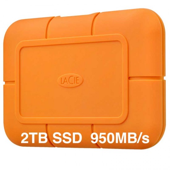 Lacie SSD 2TB Rugged USB 3.1 Tipo-C FireCuda NVMe M.2