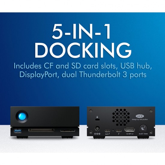 Lacie Disco de 10TB 1Big Dock Thunderbolt 3