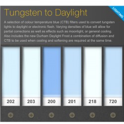 Lee Filters Juego de filtros de Conversion de Tungsten a Daylight Pack 30cm