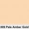 Lee Filters  009S Pliego Pale Amber Gold 50cm x 60 cm