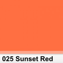 Lee Filters  025S Pliego Sunset Red 50cm x 60 cm