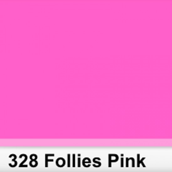 Lee Filters  328S Pliego Follies Pink 50cm x 60 cm