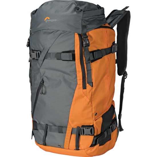 Lowepro Mochila Powder BP 500 AW - Gris/Naranja 55L