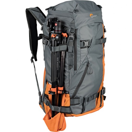 Lowepro Mochila Powder BP 500 AW - Gris/Naranja 55L