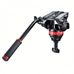 Manfrotto MVH502A-546BK Cabezal 502HD con trípode con estrella media 546B y bolso