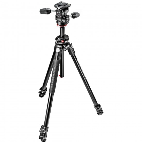 Manfrotto MK290DUA3-3W Trípode Serie 290 con Cabezal 3-way 804 