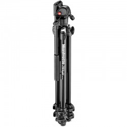 Manfrotto 290 Light  Trípode Compacto ideal para viajes con cabezal fluido para video