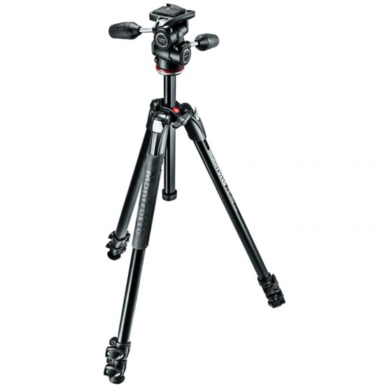 Manfrotto MK290XTA3-3W Trípode Fotografía 290 Xtra Aluminio con Cabezal 804 3way 