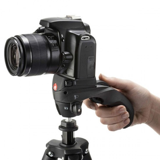 Manfrotto Trípode Compact Smart Action con capacidad hasta 1.5Kg con soporte de Smartphone