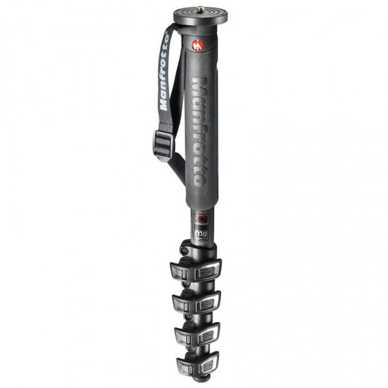 Manfrotto MPMXPROC5 Monopod Traveler Fibra de Carbono 5 secciones 1,76 Mts. 