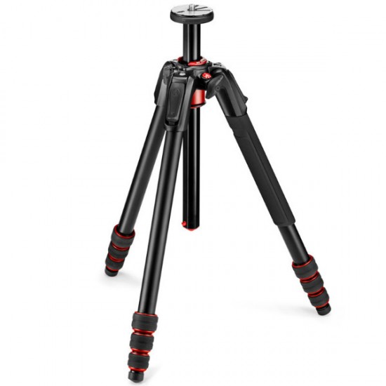 Manfrotto MT190GOC4TB Trípode Carbon 190 GO! con columna horizontal 