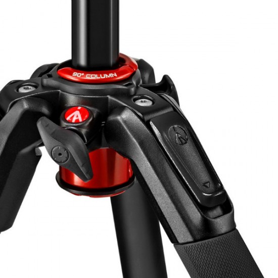 Manfrotto MT190GOC4TB Trípode Carbon 190 GO! con columna horizontal 