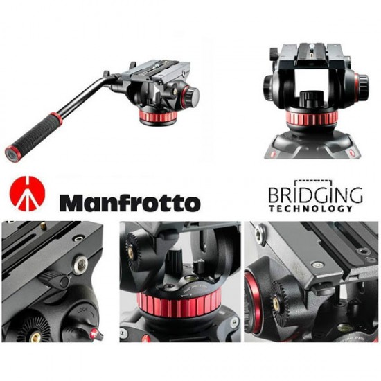 Manfrotto MVH502AH Cabezal 502HD Flat base / base plana (Flat)