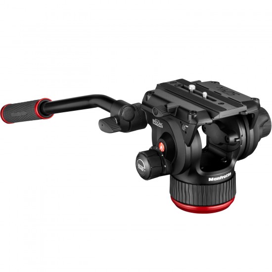  Manfrotto 504X Cabezal de fluido hasta 12kg con base plana