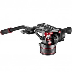  Manfrotto Nitrotech 608 Cabezal de Video hasta 8Kg Flat base