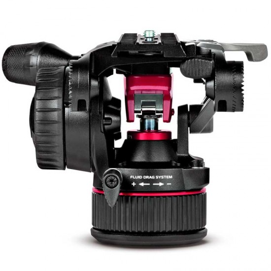  Manfrotto Nitrotech N12 Cabezal de Video con tripode de Twin GS Carbono hasta 12Kg / 1.76mts de altura