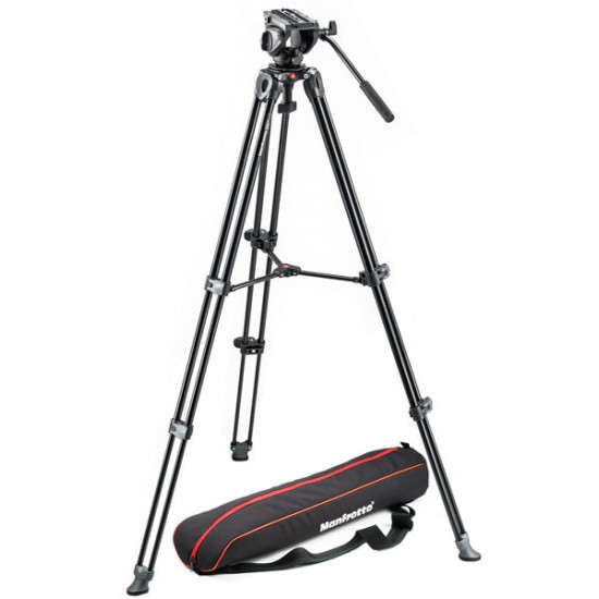 Manfrotto MVK500AM Cabezal Fluido MVH500AH + Trípode MVT502AM + Bolso