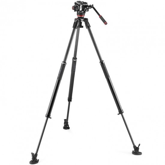  Manfrotto MVK504XSNGFC Kit de Cabezal 504X con trípode de carbono 635 Fast