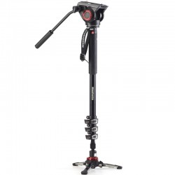 Manfrotto MVM XPro 500  Video Monopod 4 secciones con cabezal de fluido 500AH 5Kg