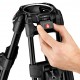 Manfrotto MVTTWINFA Tripode Fast Lever con estrella media hasta 25kg 