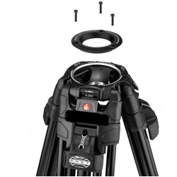 Manfrotto MVTTWINFA Tripode Fast Lever con estrella media hasta 25kg 