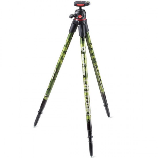 Manfrotto MKOFFROADG Off Road Hiker Tripode con Ball Head Verde