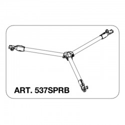 Manfrotto 537SPRB Estrella de altura media para Trípode 546B