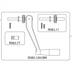 Manfrotto R083,77 Repuesto Freno para Wind-Up Stand 087 NWB