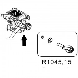 Manfrotto R104515  Repuesto ASM para mango de paneo MHXPRO-2W 