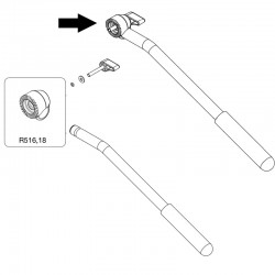 Manfrotto R516,18 Repuesto Collar para mango de paneo 