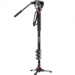 Manfrotto MVM XPro4A 2W  Video Monopod 4 secciones con cabezal de fluido 4Kg