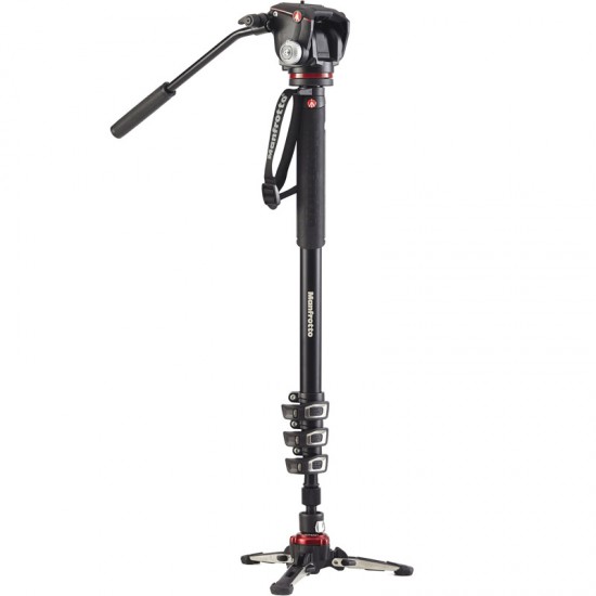 Manfrotto MVM XPro4A 2W  Video Monopod 4 secciones con cabezal de fluido 4Kg