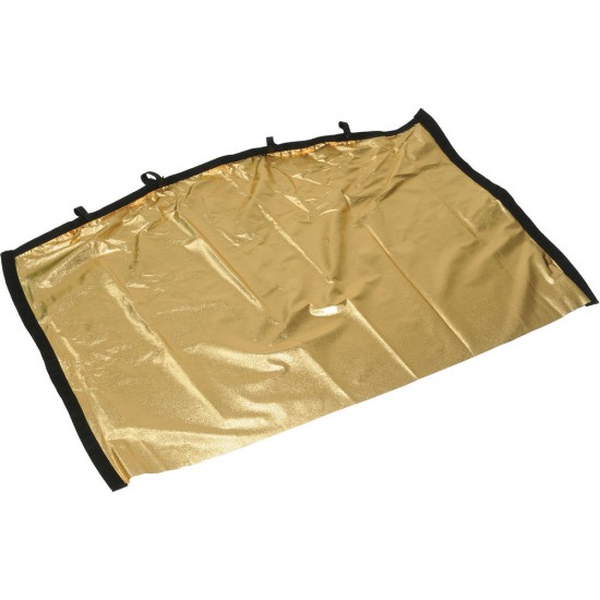 Matthews Road Rags II Gold Lame para Bandera 60cm x 90cm (24"x36") 