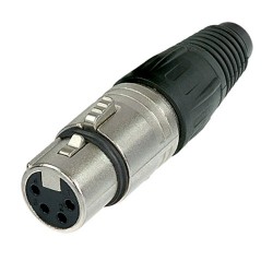 Neutrik  NC4FX Conector XLR 4 polos hembra