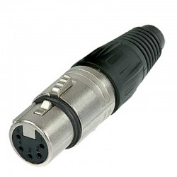 Neutrik NC5FX Conector XLR 5 polos hembra 