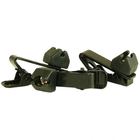 Windtech Sujetador de Mic Lavalier suave y rotatorio al cable (3-pack)