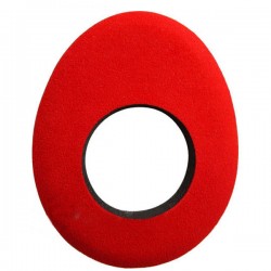 Blue Star 90132 Oval Large de Microfibra Eyecushion Rojo