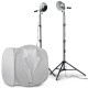 Photoflex Kit FirstStudio de 2 Luces 250watt con Igloo