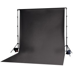 Photoflex Tela  / Telón para  BackDrop 3 x 6 m Negro (Solo tela no incluye atriles)