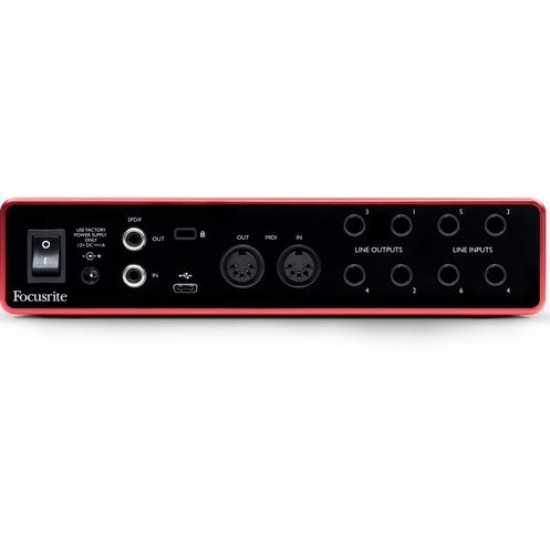 Focusrite Scarlett 8i6 8x6 USB Audio Interface (3ra generación)