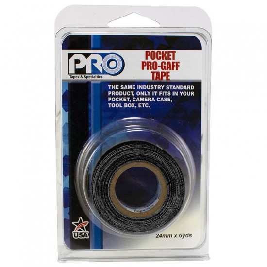 Protapes Pocket Gaffer Tape 1" Negro