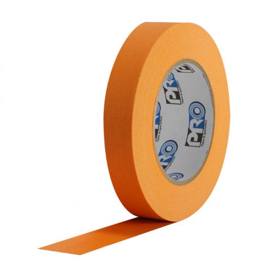 Protapes PRO46ORNG1 Cinta autoadhesiva 1 pulgada de papel Creppe ORANGE