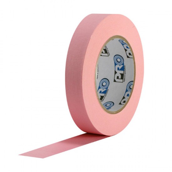 Protapes PRO46PNK1 Cinta autoadhesiva 1 pulgada de papel Creppe ROSADO