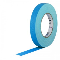 Protapes PG1FBLU Gaffer Mate Original en 2,54cm / 1 " de ancho AZUL Fluorescente