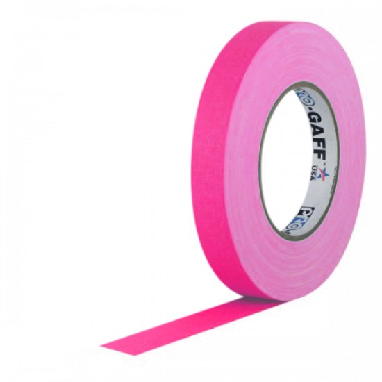 Protapes PG1FLPIN Gaffer Mate Original 1" PINK Fluorescente 45 metros