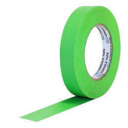 Protapes Console Tape en 2,5cm / 1 " de ancho VERDE FLUORESCENTE