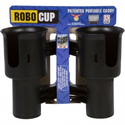 Robocup Soporte para bebidas y tazas con abrazadera (negro)