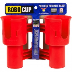 Robocup Soporte para bebidas y tazas con abrazadera (rojo)