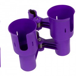 Robocup Soporte para bebidas y tazas con abrazadera (morado)