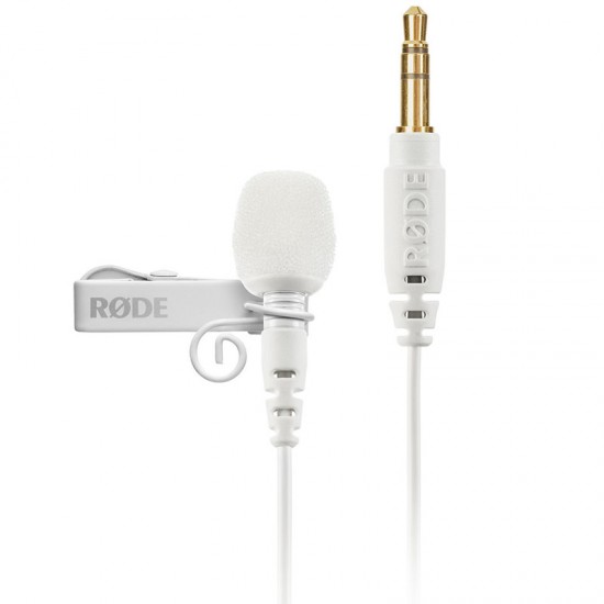 Rode Lavalier GO White Micrófono lavalier omnidireccional para inalámbricos GO